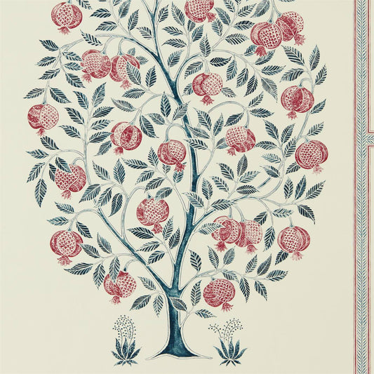 Anaar Tree Wallpaper - Annato/Blueberry - Sanderson - DCPW216790