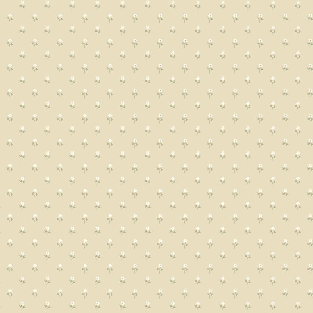 Anemone Wallpaper - Ochre - Boråstapeter - 6972 - Premier Wallcovering