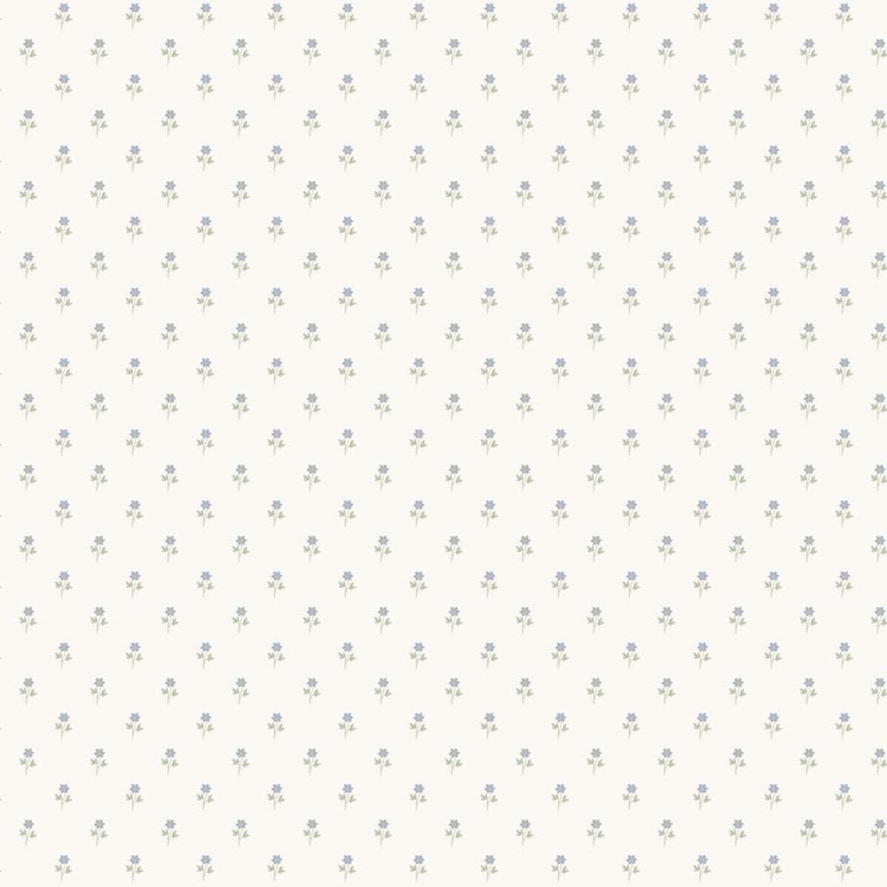Anemone Wallpaper - Blue - Boråstapeter - 6974 - Premier Wallcovering