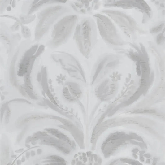 Angelique Damask Wallpaper - Steel - PDG1036/02 - Designers Guild
