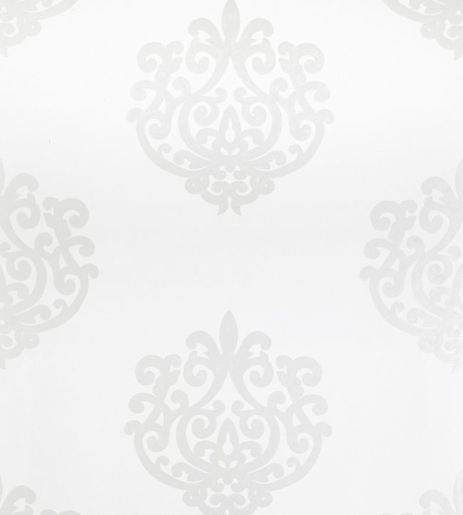 Arran Wallpaper - White