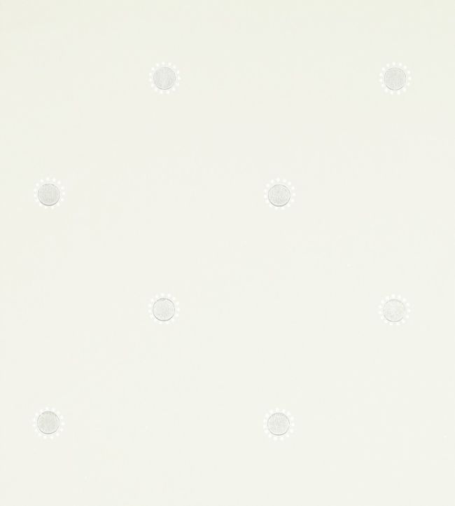 Durham Dot Wallpaper - White