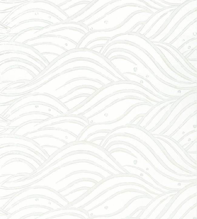 Waves Wallpaper - White