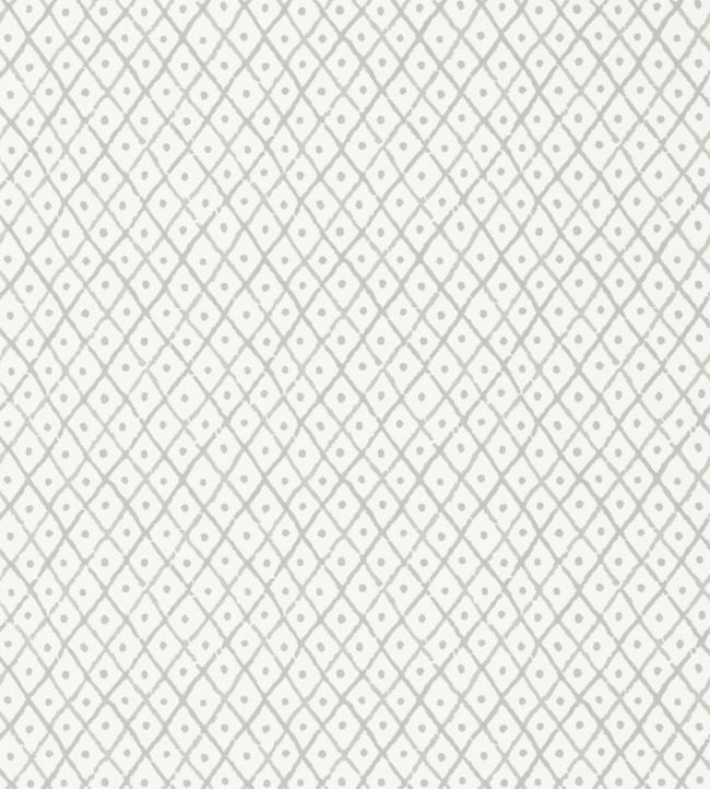 Mini Trellis Wallpaper - Gray