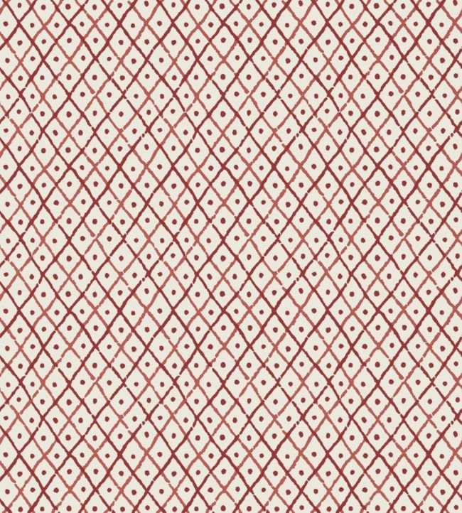 Mini Trellis Wallpaper - Pink