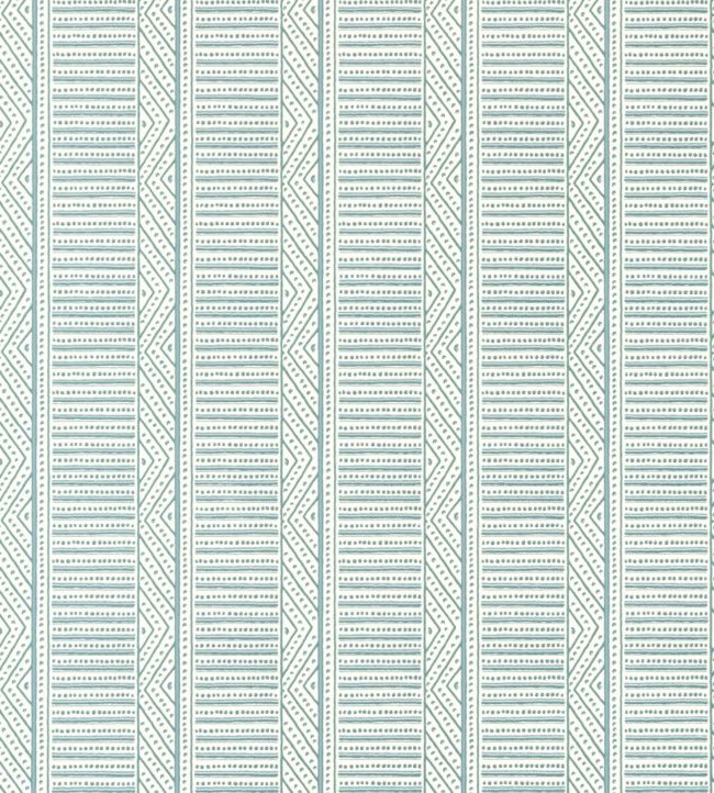 Montecito Stripe Wallpaper - Blue