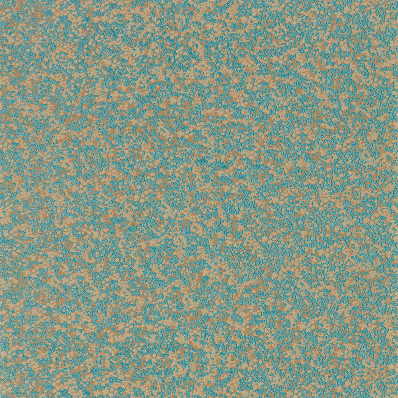 Anthology Coral Wallpaper - Teal/Gold - EANV111869 - Harlequin - Premier Wallcovering