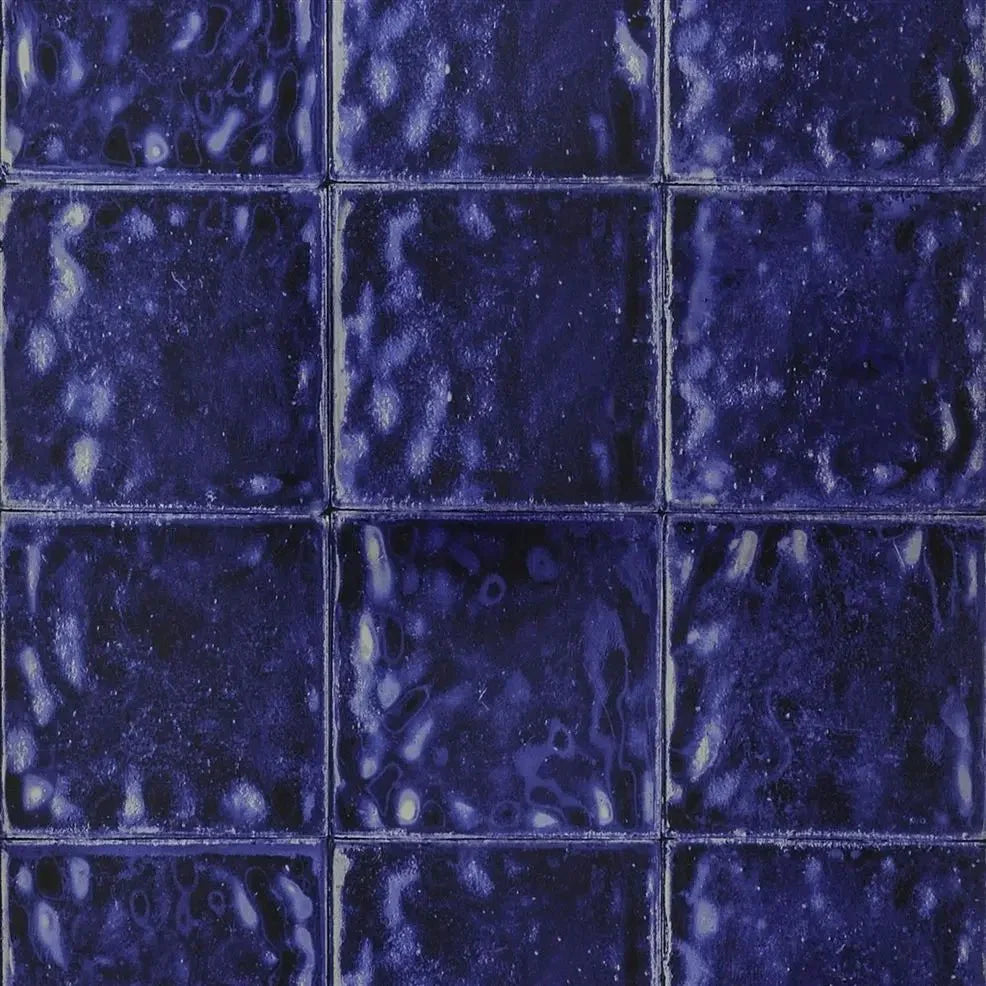 Aquarelle Wallpaper - Cobalt - PDG646/01 - Designers Guild