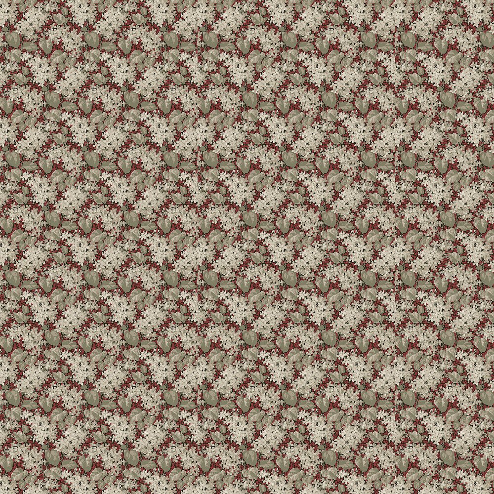 Aratorp Wallpaper - Red - Boråstapeter - 4161 - Premier Wallcovering