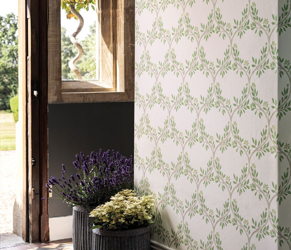 Arber Wallpaper - Green - Nina Campbell - NCW4495 - 02 - Premier Wallcovering