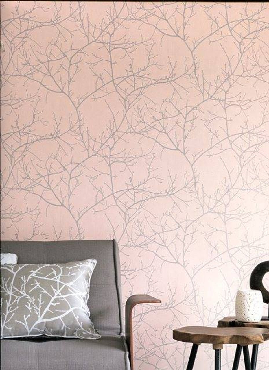 Arbre Riverside Wallpaper - Ivory - Casadeco - 16960134 - Premier Wallcovering