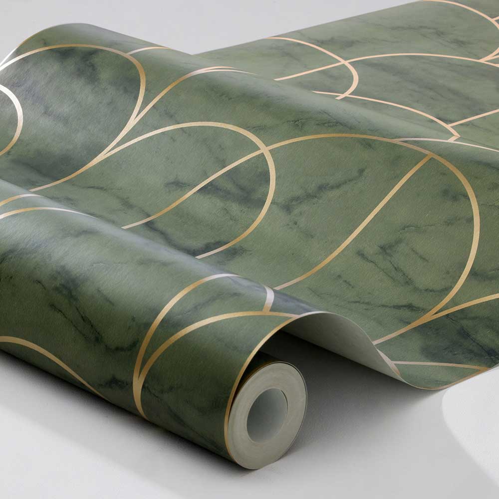 Arch Wallpaper - Green - Boråstapeter - 4751 - Premier Wallcovering