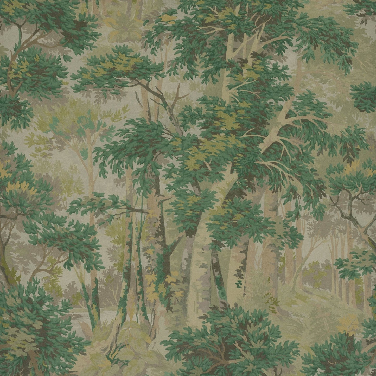 Arden Wallpaper - Leaf Green - Colefax & Fowler - W7016 - 02