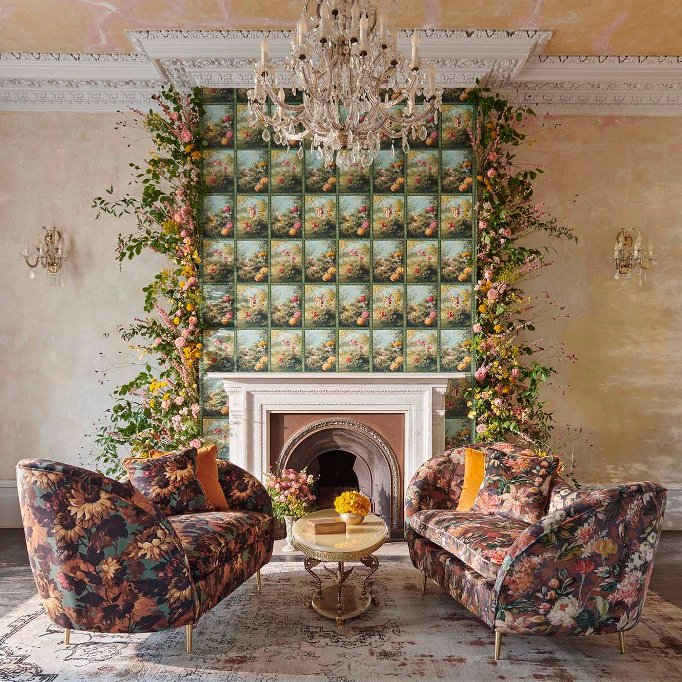 Artus Wallpaper - Antique - Clarke & Clarke - W0155/01 - Premier Wallcovering