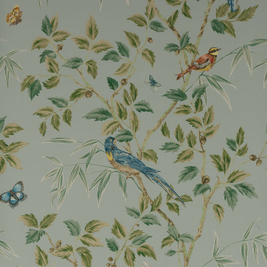 Ashdown Wallpaper - Old Blue - Colefax & Fowler - W7021 - 01