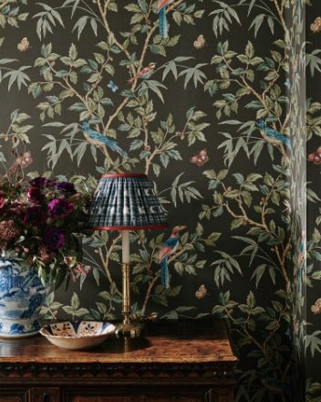 Ashdown Wallpaper - Old Blue - Colefax & Fowler - W7021 - 01