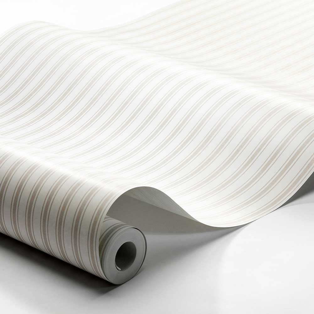 Aspo Stripe Wallpaper - Beige - Boråstapeter - 8873 - Premier Wallcovering
