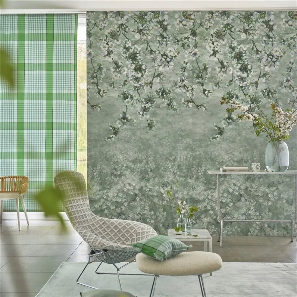 Assam Blossom Wallpaper - Sage - PDG1133/02 - Designers Guild