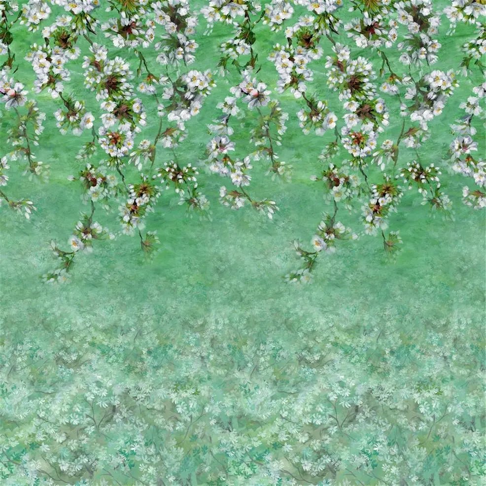 Assam Blossom Wallpaper - Emerald - PDG1133/03 - Designers Guild