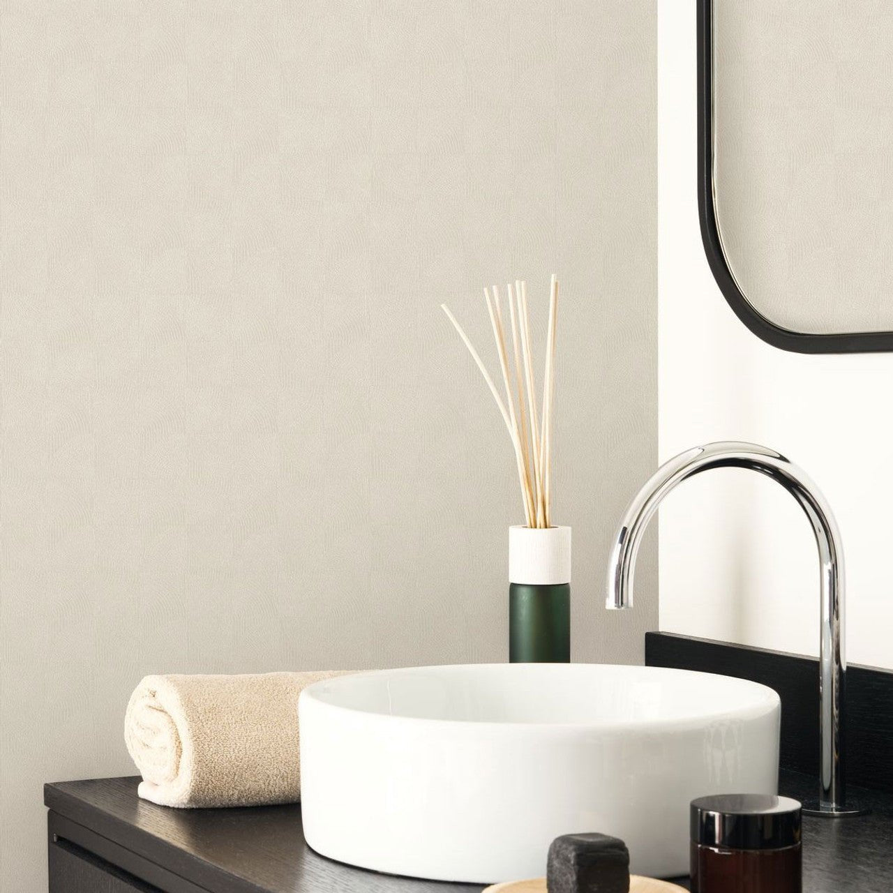 Asterios Solaris Wallpaper - Grege - Casadeco - 201881485 - Premier Wallcovering