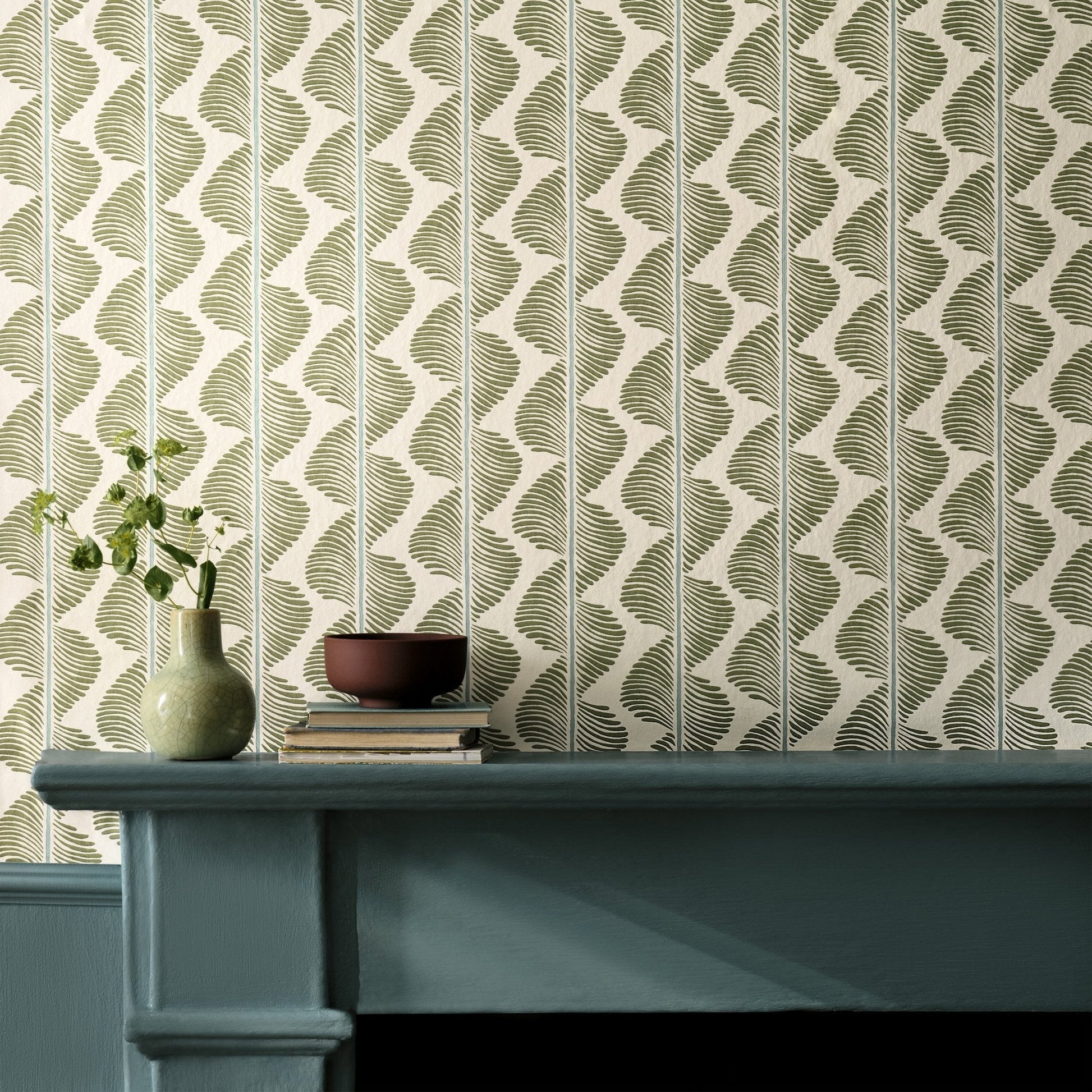 Aubin Wallpaper - Aloe - Romo - Aubin - W472/04 - Premier Wallcovering