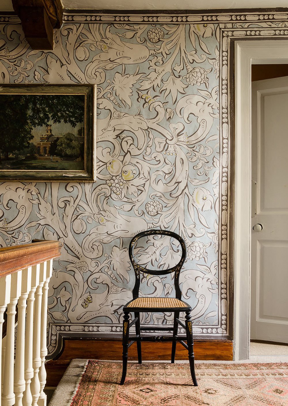 Bacchus Wallpaper - Grigio - Lewis & Wood - Premier Wallcovering