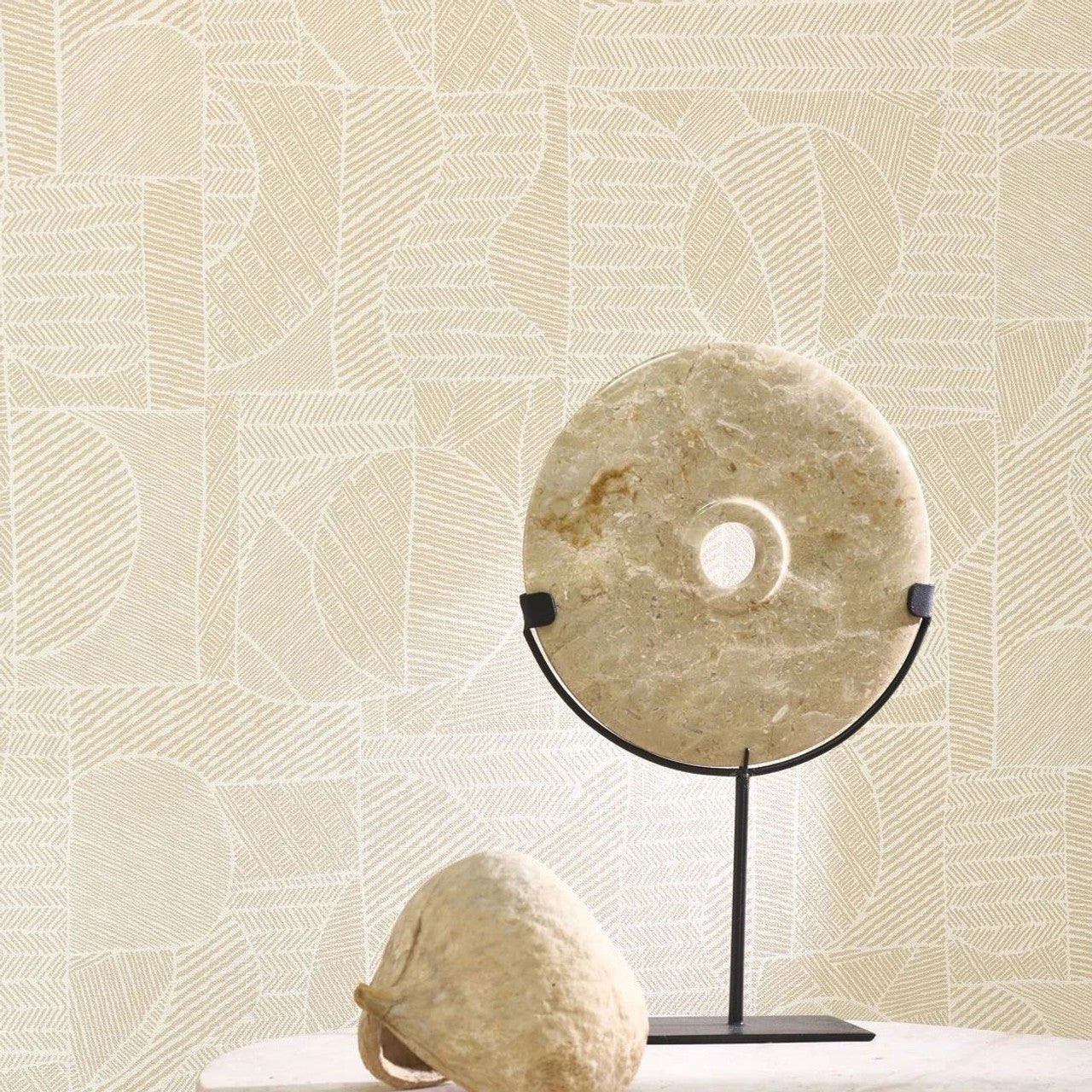 Baman Matera Wallpaper - Sable - Casadeco - 201161177 - Premier Wallcovering