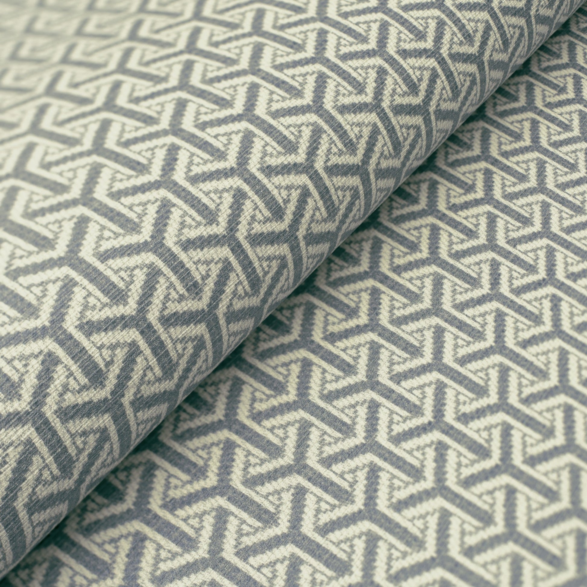 Barnaba Wallpaper - Denim - Andrew Martin - SPVENBADE