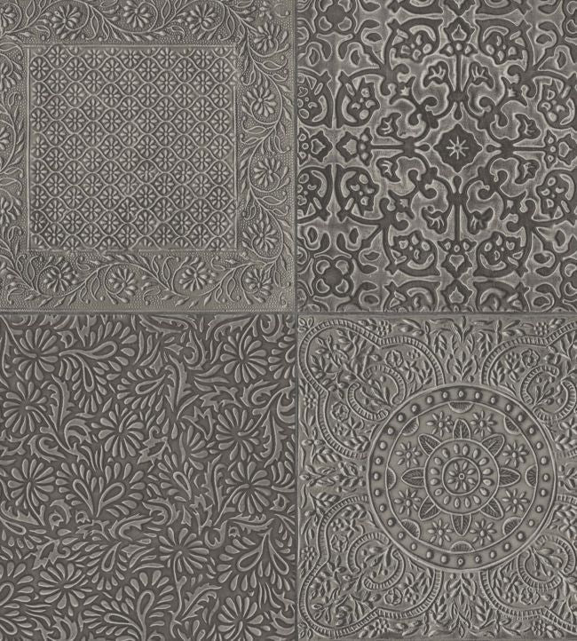 Bazaar Wallpaper - Pewter - 113/2005 - Cole & Son - Premier Wallcovering