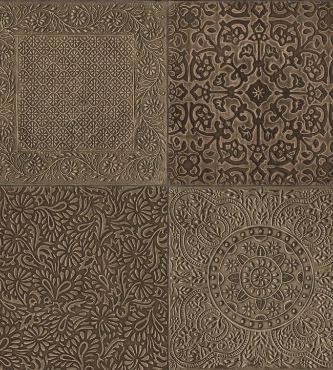 Bazaar Wallpaper - Metallic Bronze - 113/2007 - Cole & Son - Premier Wallcovering