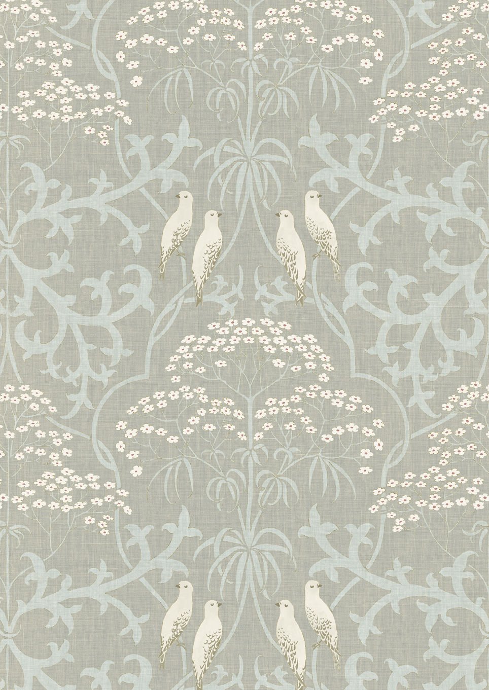 Bella Wallpaper - Champagne - Lewis & Wood - Premier Wallcovering