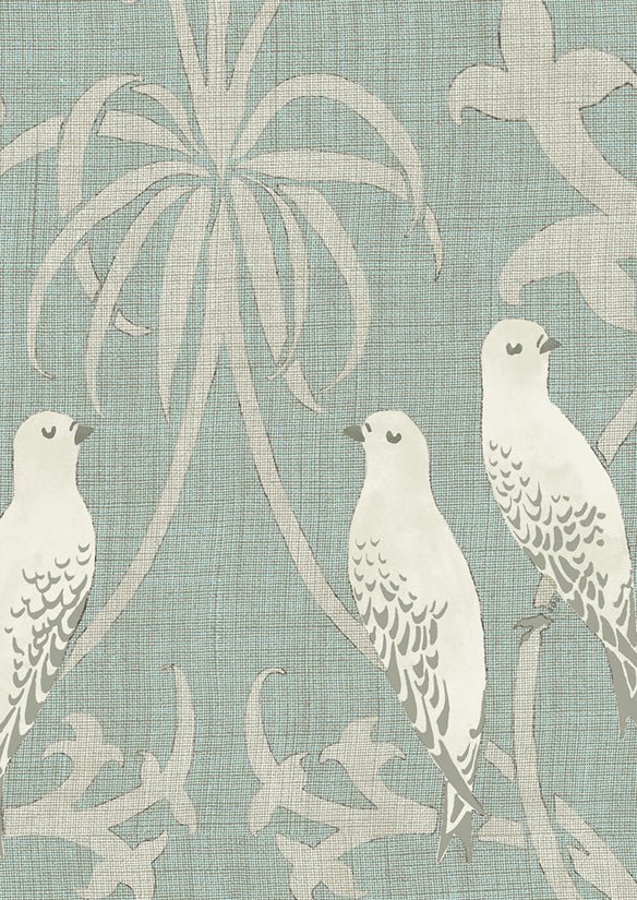 Bella Wallpaper - Eucalyptus - Lewis & Wood - Premier Wallcovering