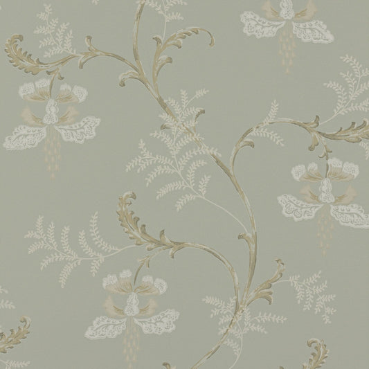 Bellflower Wallpaper - Old Blue - Colefax & Fowler - 07127/01