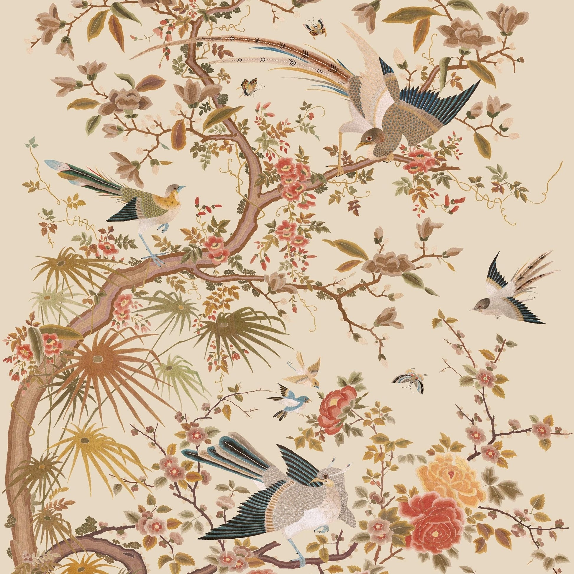 Belmont Wallcovering Wallpaper - Beige - Colefax & Fowler - W7031-04