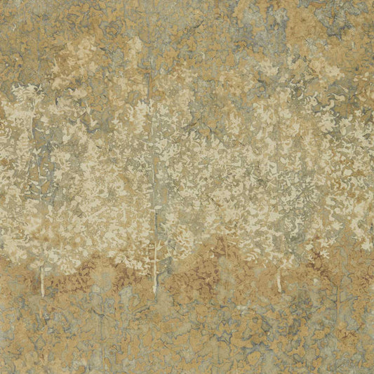 Belvoir Wallpaper - Blue / Amber - ZKEM312651 - Zoffany