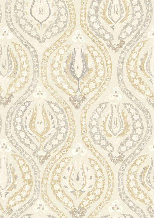Benaki Wallpaper - Beige Biscuit - Lewis & Wood - Premier Wallcovering