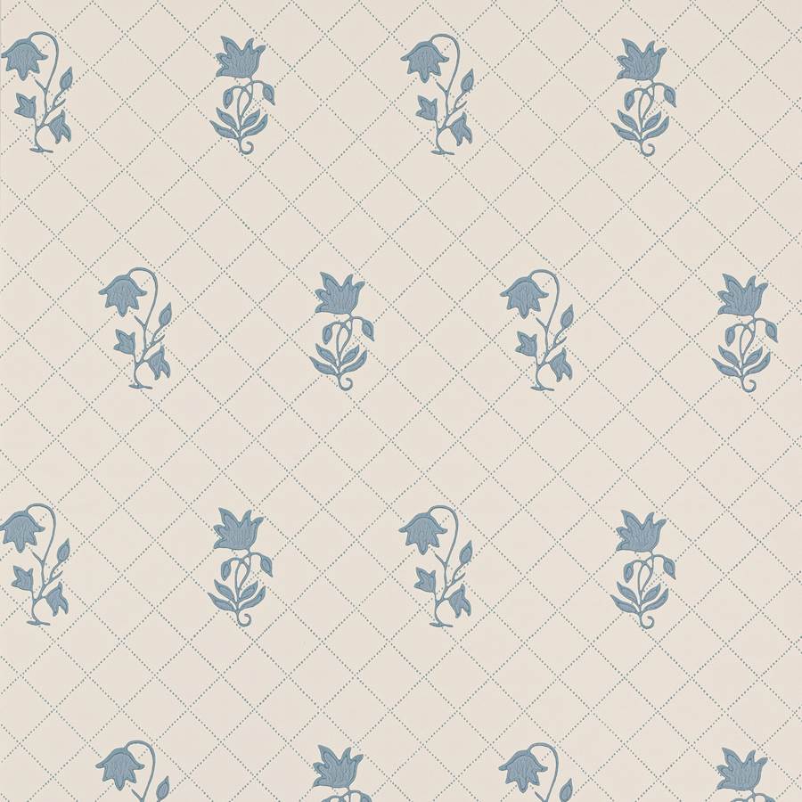 Berkeley Sprig Wallpaper - Blue - Colefax & Fowler - W7010 - 01