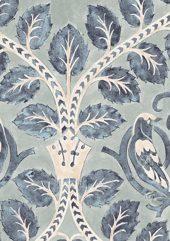 Berry Brothers Wallpaper - Delft - Lewis & Wood - Premier Wallcovering