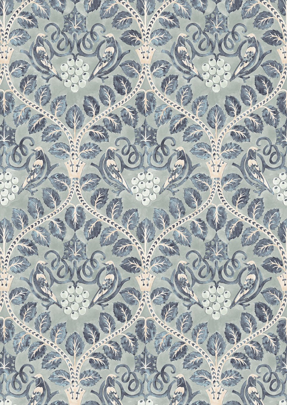 Berry Brothers Wallpaper - Delft - Lewis & Wood - Premier Wallcovering