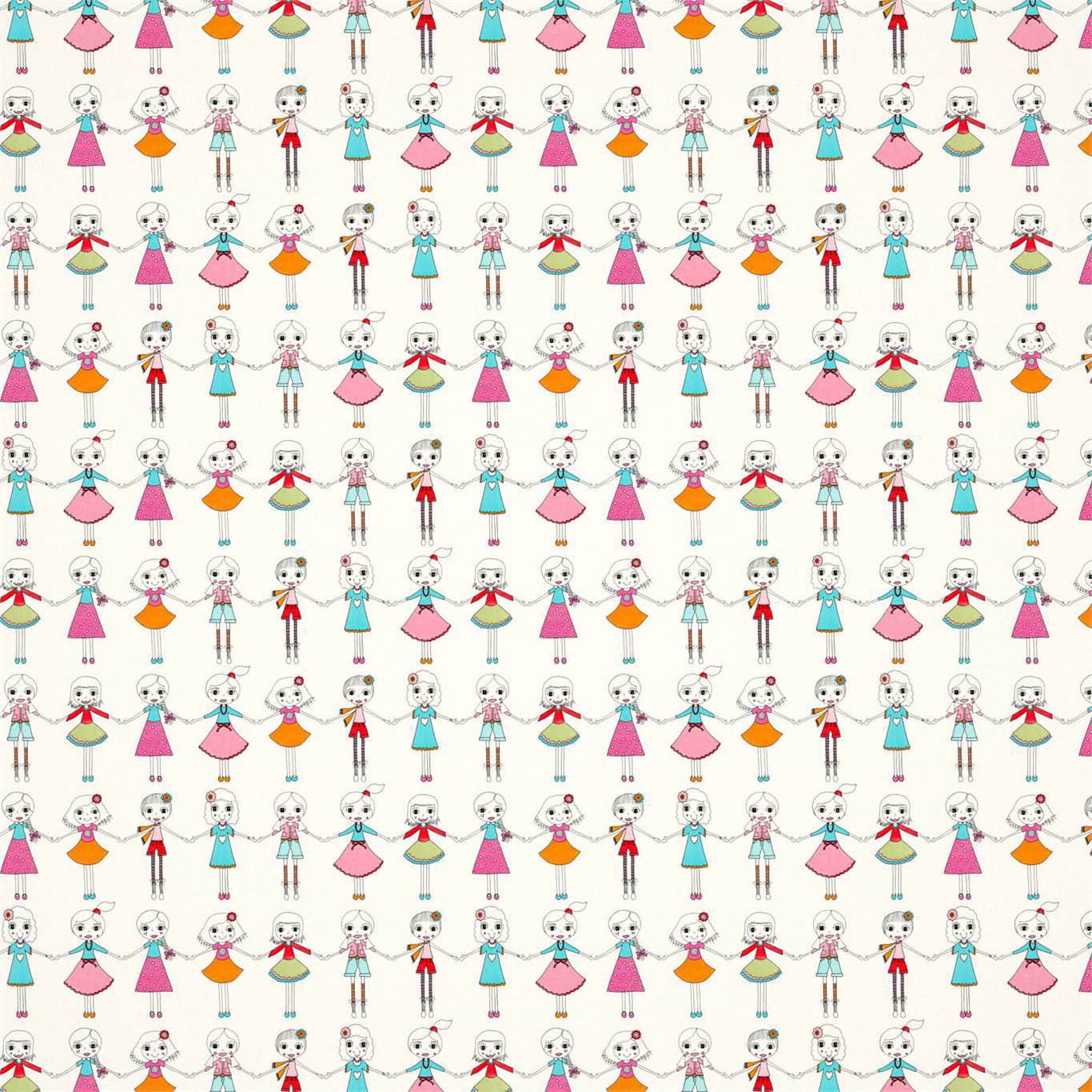 Best Of Friends Wallpaper - Neutral Multi - HLTF112653 - Harlequin - Premier Wallcovering