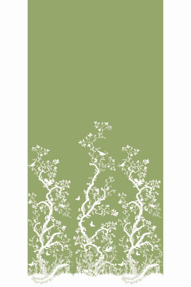 Birdbranch Wallpaper Panels - White on Kingsburgh - Timorous Beasties - EX/BIRD/5002/06 - Premier Wallcovering