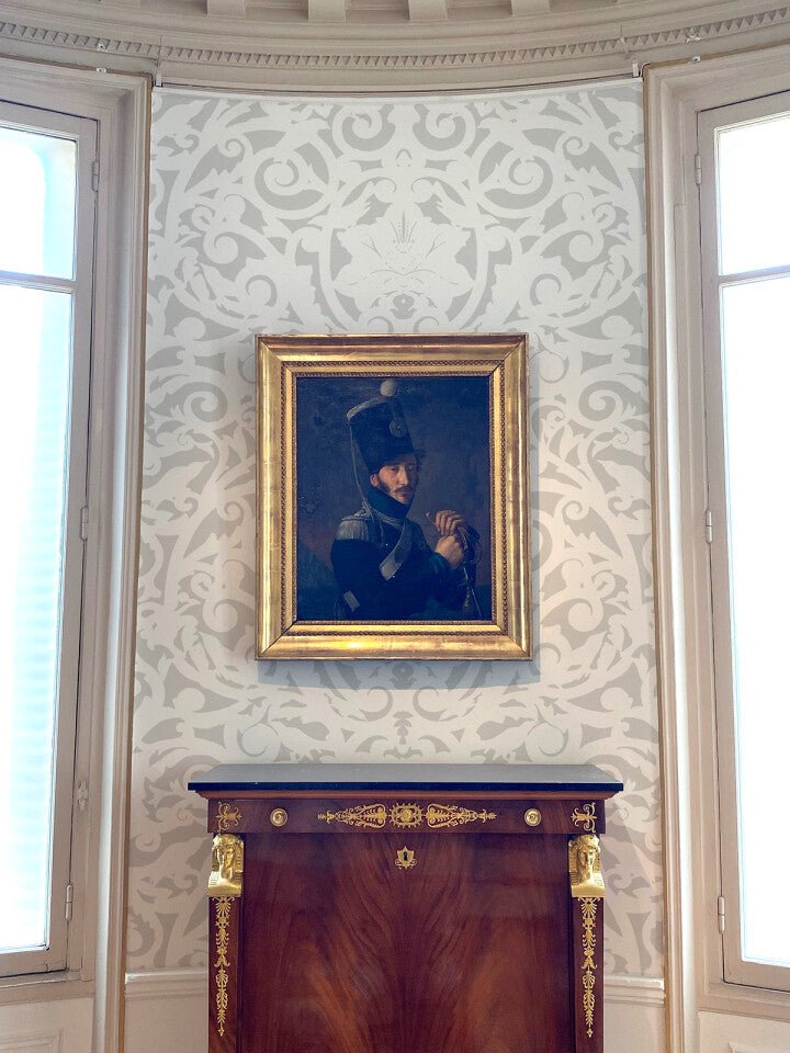 Birdcage Superwide Wallpaper - White on Carrara White - Timorous Beasties - SWP/BRC/06 - Premier Wallcovering