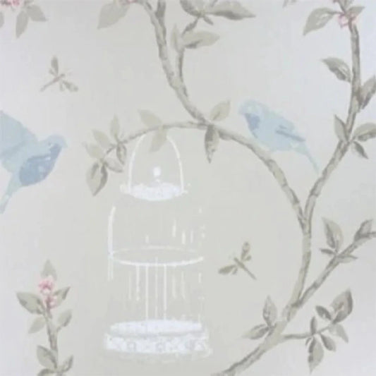 Birdcage Walk Wallpaper - Gold - Nina Campbell - NCW3770 - 01 - Premier Wallcovering