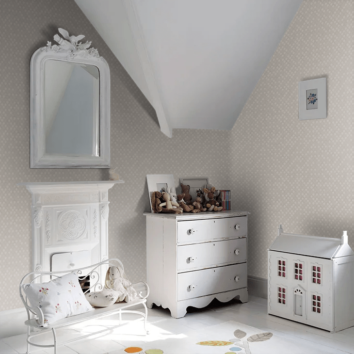 Birgit Wallpaper - Taupe - Boråstapeter - 5521 - Premier Wallcovering