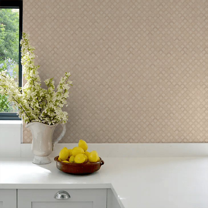 Birgit Wallpaper - Beige - Boråstapeter - 5520 - Premier Wallcovering