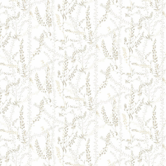 Bladranker Wallpaper - Ivory - Boråstapeter - 1785 - Premier Wallcovering