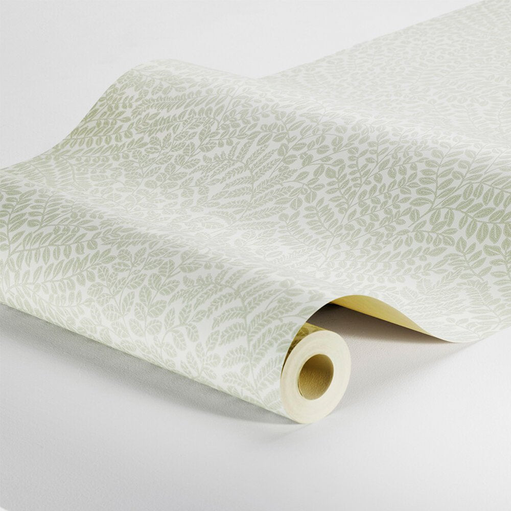 Bladverk Wallpaper - Grey - Green - Boråstapeter - 2020 - Premier Wallcovering