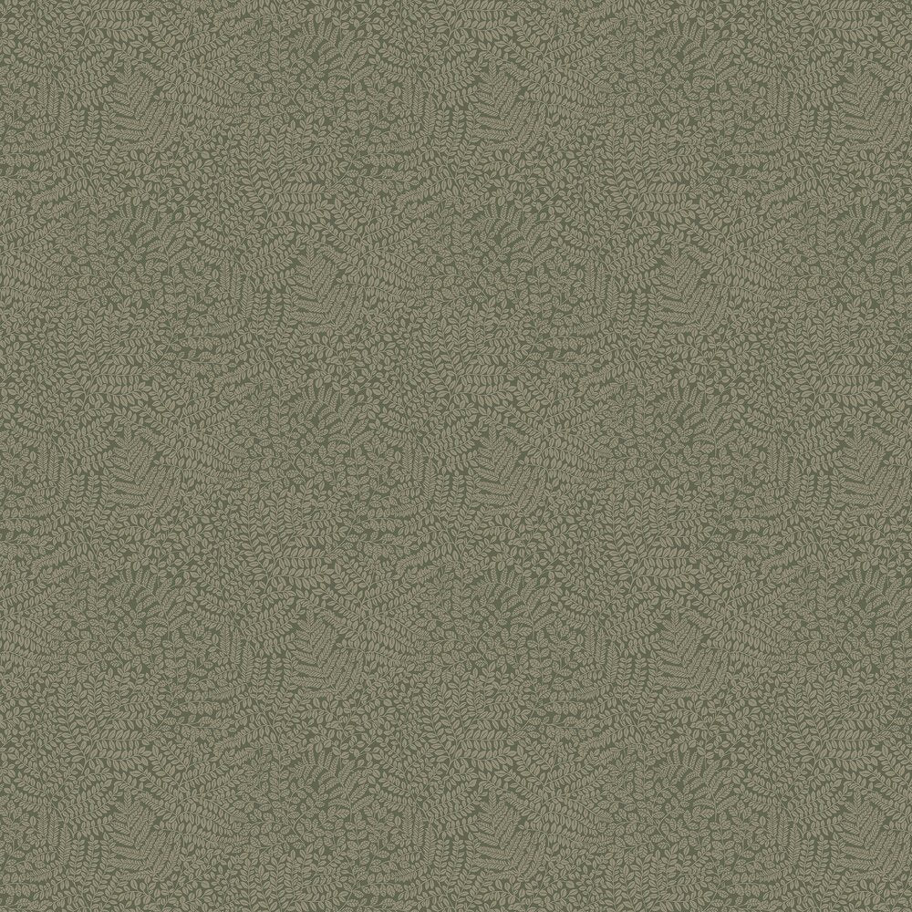 Bladverk Wallpaper - Olive Green - Boråstapeter - 2021 - Premier Wallcovering