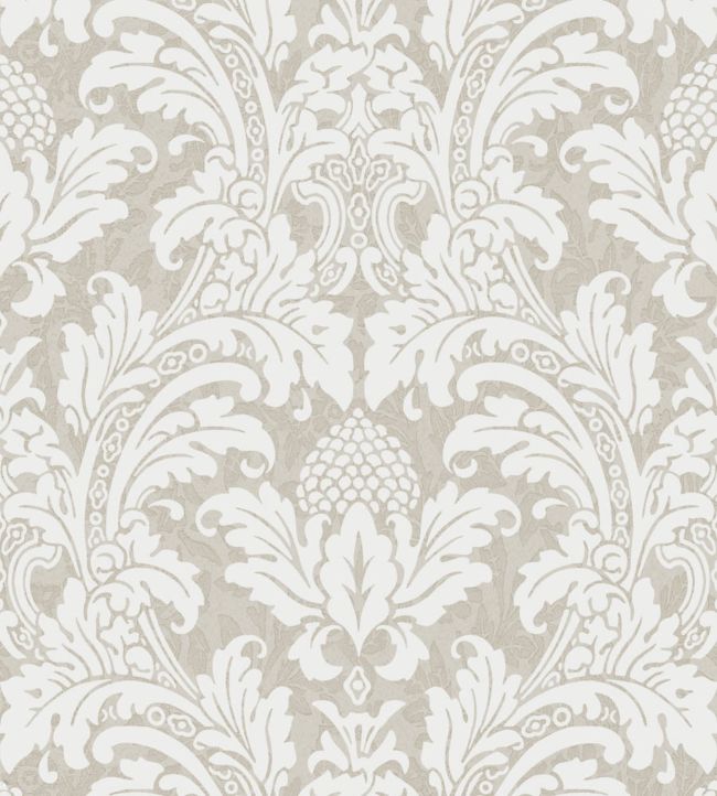 Blake Wallpaper - Chalk on Metallic Silver - 94/6035 - Cole & Son - Premier Wallcovering