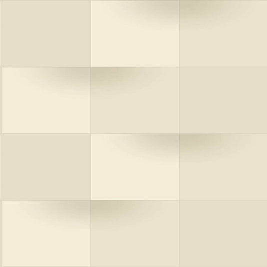 Blocks Perception Wallpaper - Beige - Casadeco - 86531111 - Premier Wallcovering